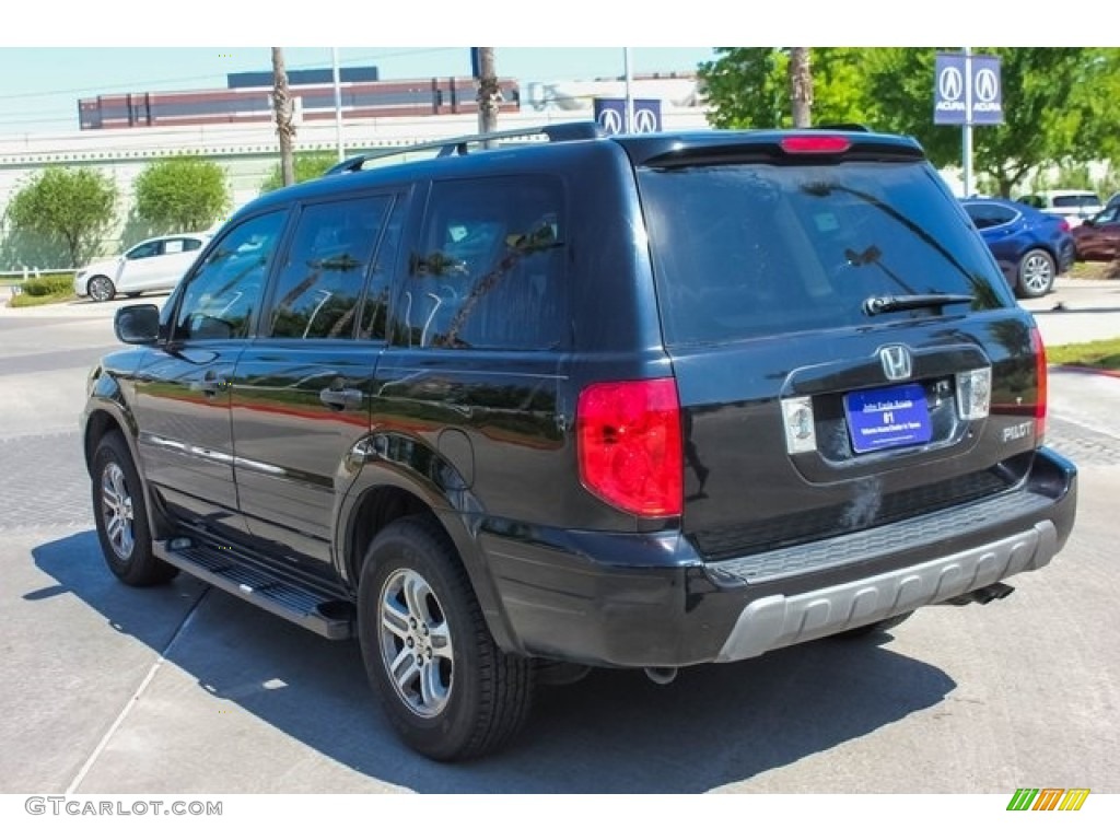 2005 Pilot EX-L 4WD - Nighthawk Black Pearl / Gray photo #5