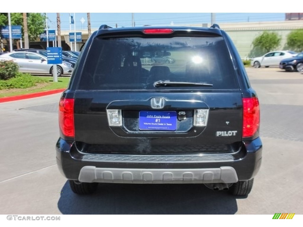 2005 Pilot EX-L 4WD - Nighthawk Black Pearl / Gray photo #6