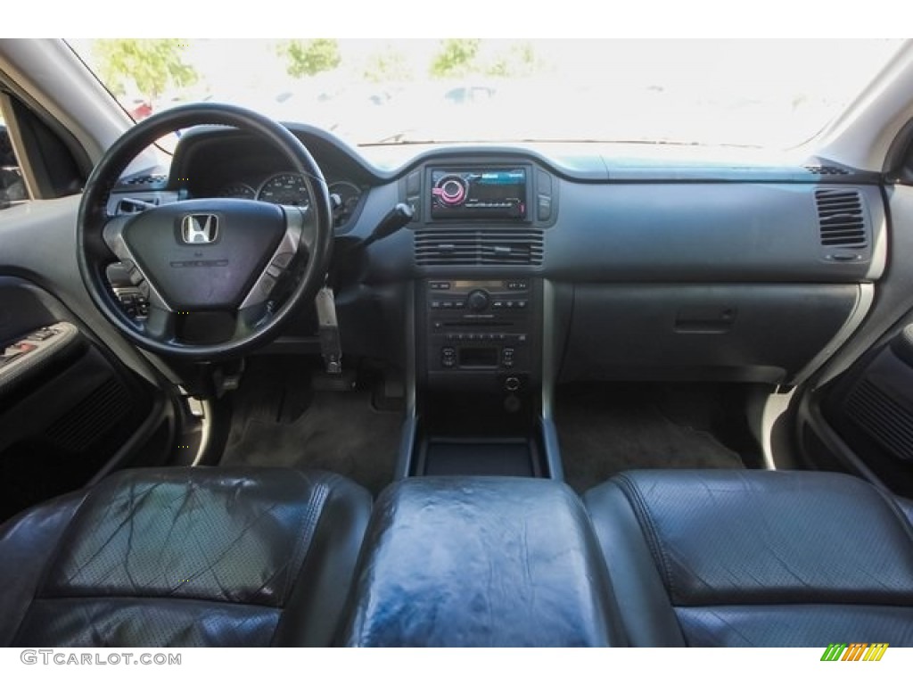2005 Pilot EX-L 4WD - Nighthawk Black Pearl / Gray photo #9