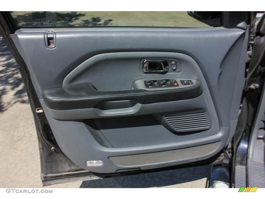 2005 Pilot EX-L 4WD - Nighthawk Black Pearl / Gray photo #12