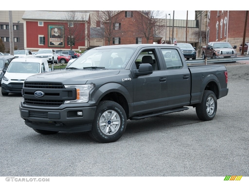 2018 F150 XL SuperCrew 4x4 - Magnetic / Earth Gray photo #1