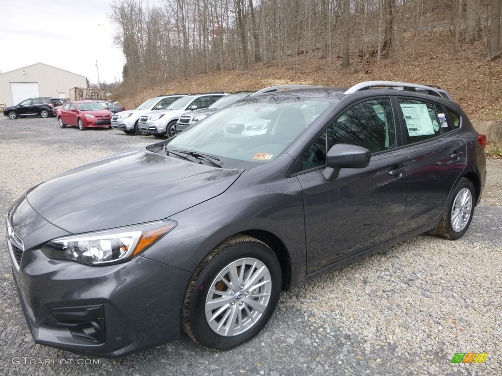 Magnetite Gray Metallic 2018 Subaru Impreza 2.0i Premium 4-Door Exterior Photo #126473678