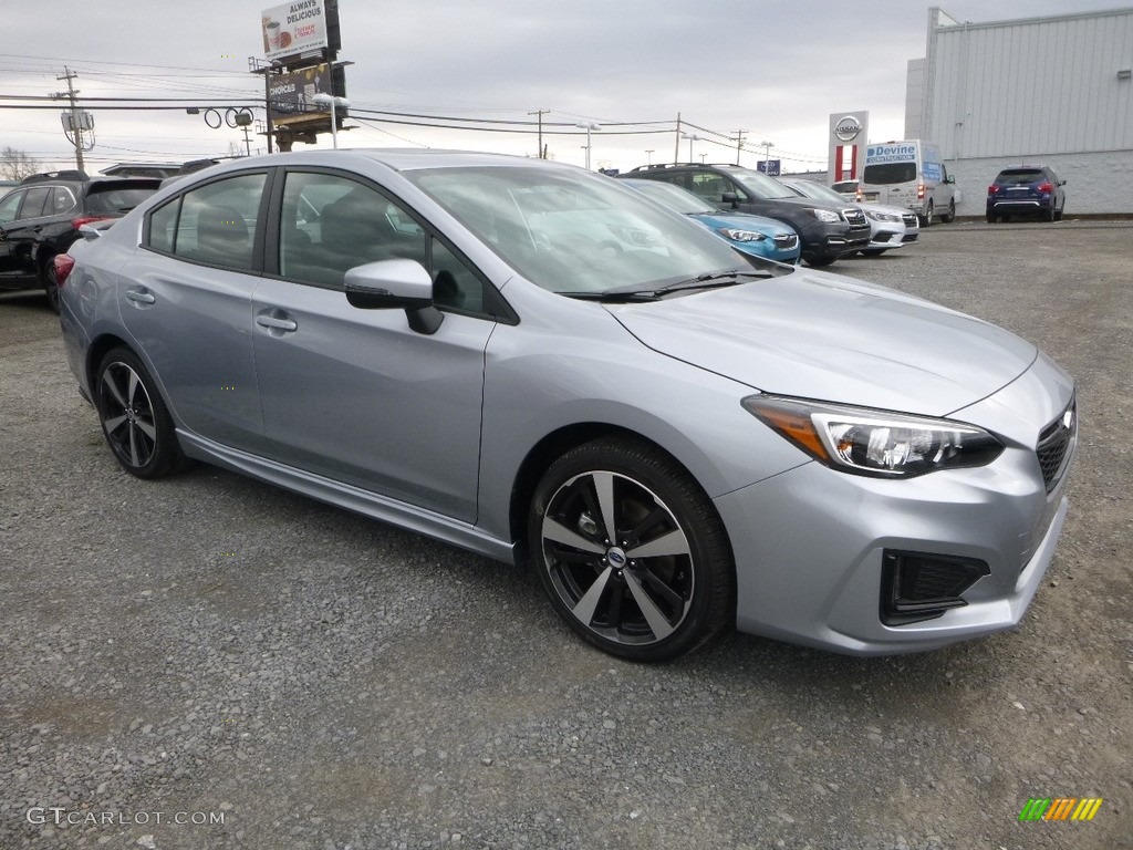 2018 Impreza 2.0i Sport 4-Door - Ice Silver Metallic / Black photo #1