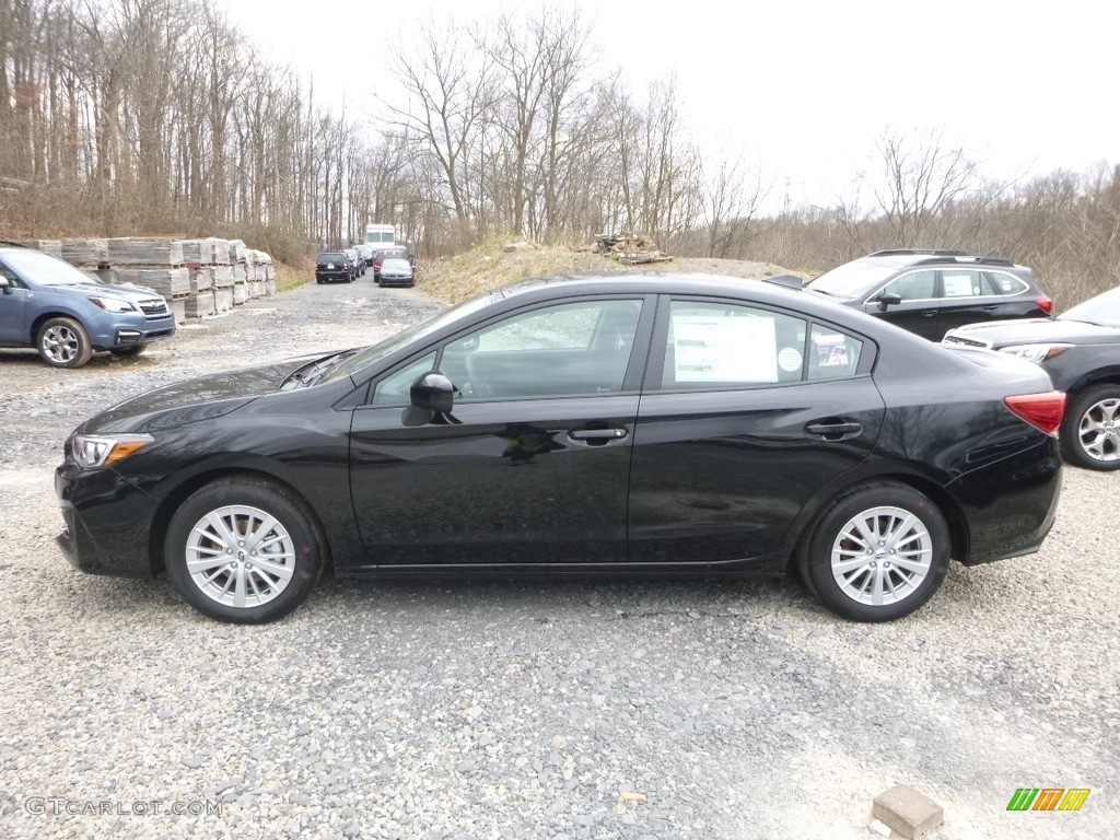 Crystal Black Silica 2018 Subaru Impreza 2.0i Premium 4-Door Exterior Photo #126474842