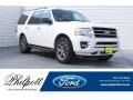 White Platinum 2017 Ford Expedition XLT