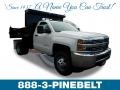 Summit White 2018 Chevrolet Silverado 3500HD Work Truck Regular Cab 4x4 Dump Truck