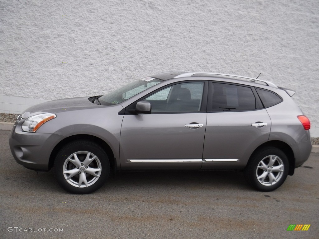 2011 Rogue SV AWD - Platinum Graphite / Black photo #2