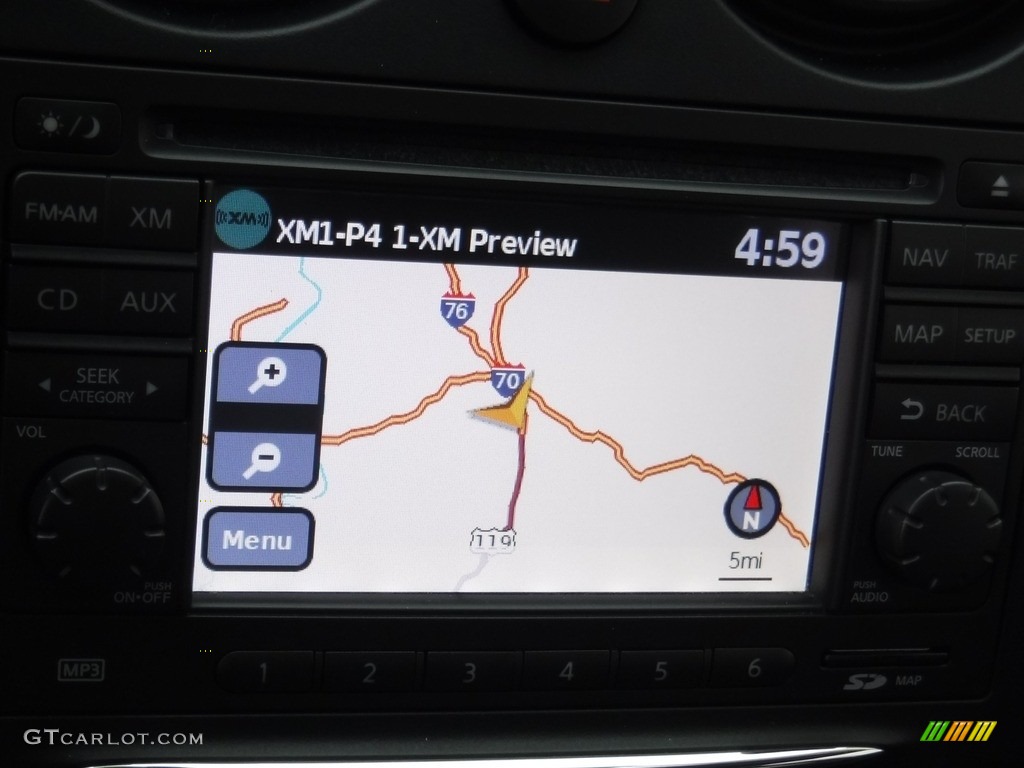 2011 Rogue SV AWD - Platinum Graphite / Black photo #20