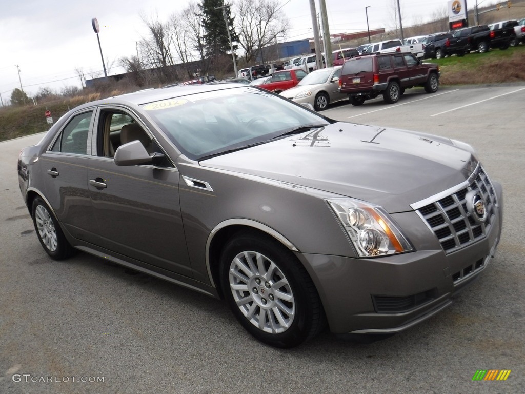 2012 CTS 4 3.0 AWD Sedan - Mocha Steel Metallic / Cashmere/Cocoa photo #6