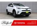 2018 Super White Toyota RAV4 XLE  photo #1