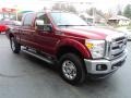 2015 Ruby Red Ford F250 Super Duty XLT Crew Cab 4x4  photo #5