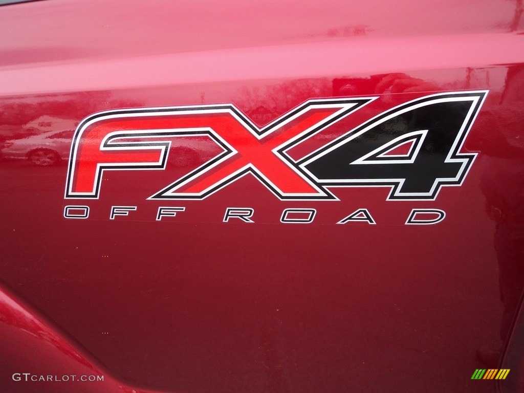 2015 F250 Super Duty XLT Crew Cab 4x4 - Ruby Red / Adobe photo #38