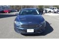 2018 Blue Metallic Ford Fusion SE  photo #2