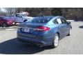 2018 Blue Metallic Ford Fusion SE  photo #7