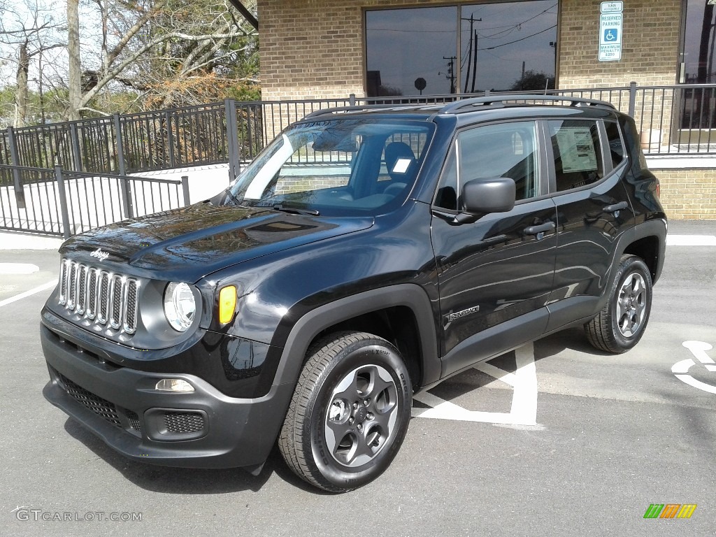 Black 2018 Jeep Renegade Sport 4x4 Exterior Photo #126482581
