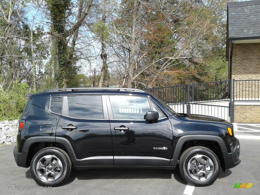 2018 Renegade Sport 4x4 - Black / Black photo #5