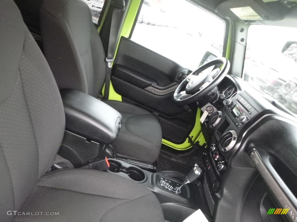 2017 Wrangler Unlimited Sport 4x4 - Hypergreen / Black photo #10