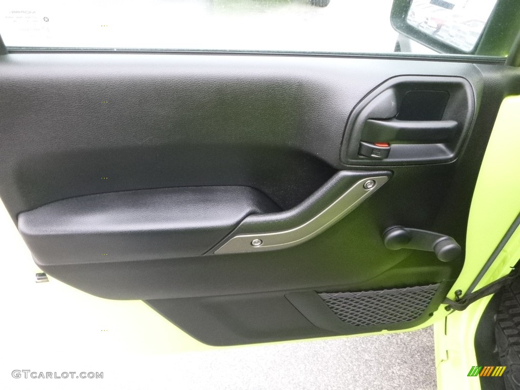 2017 Wrangler Unlimited Sport 4x4 - Hypergreen / Black photo #14