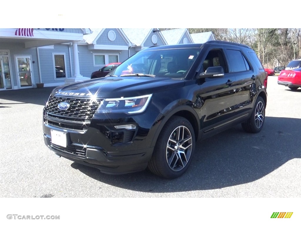 2018 Explorer Sport 4WD - Shadow Black / Ebony Black photo #3
