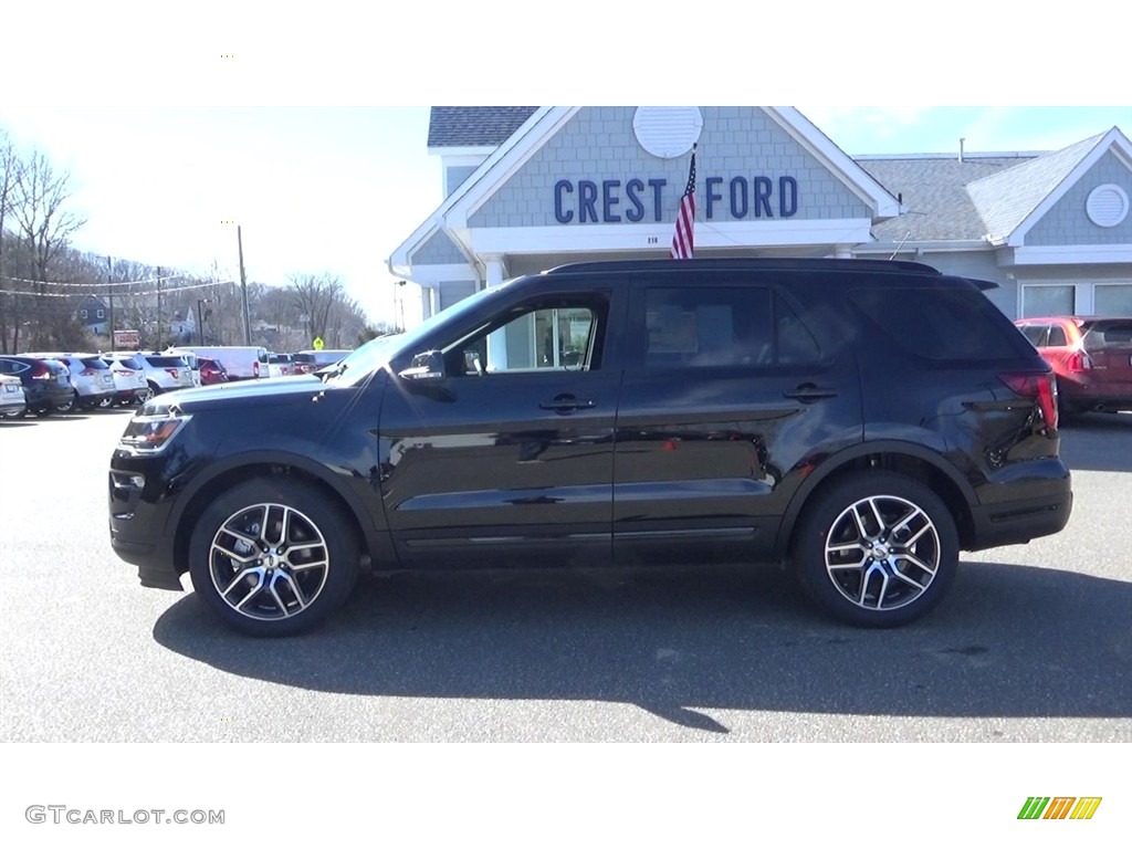 2018 Explorer Sport 4WD - Shadow Black / Ebony Black photo #4