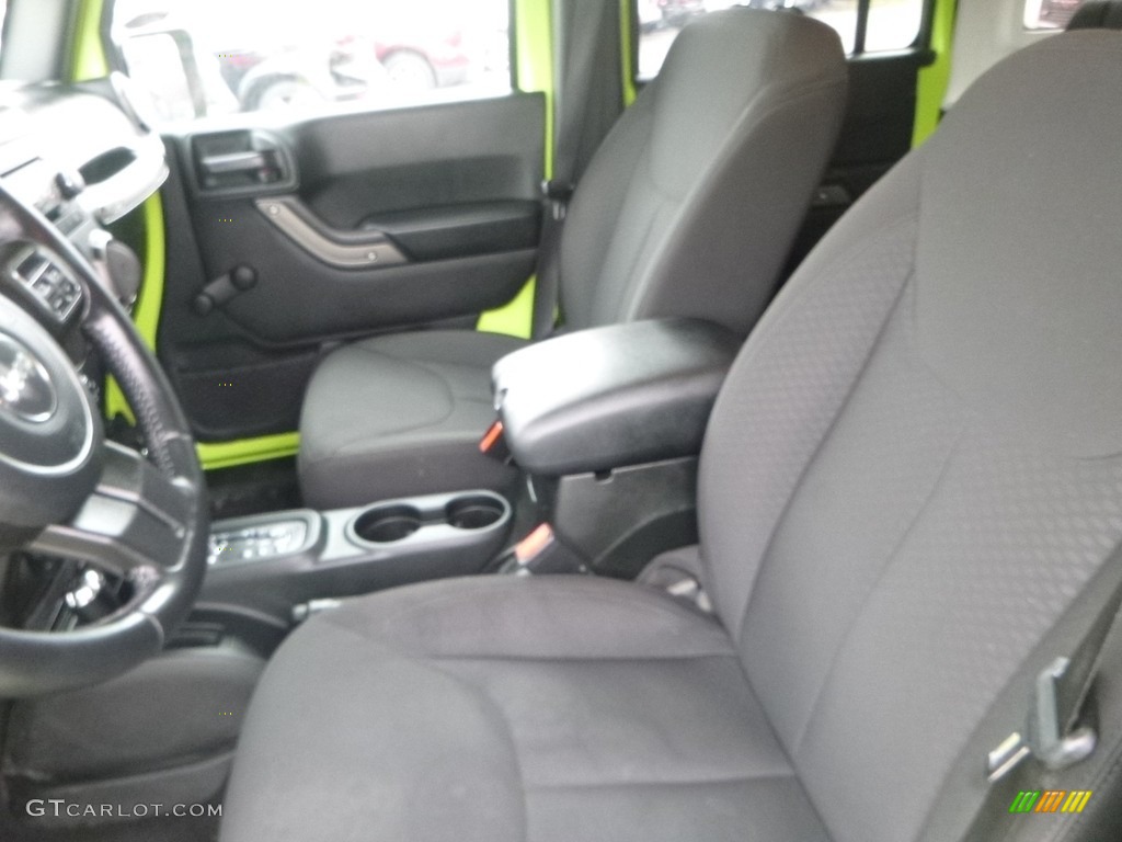 2017 Wrangler Unlimited Sport 4x4 - Hypergreen / Black photo #16