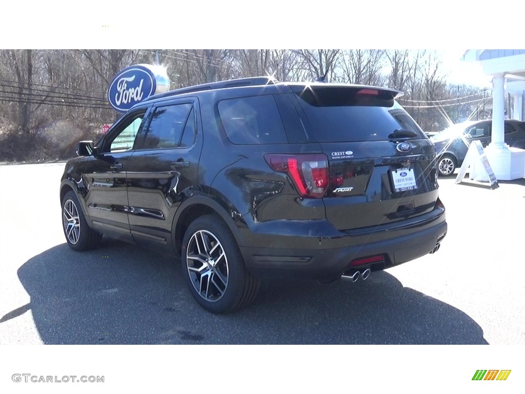 2018 Explorer Sport 4WD - Shadow Black / Ebony Black photo #5