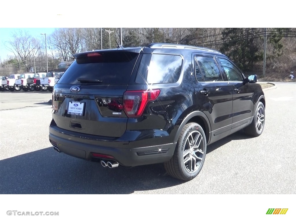 2018 Explorer Sport 4WD - Shadow Black / Ebony Black photo #7