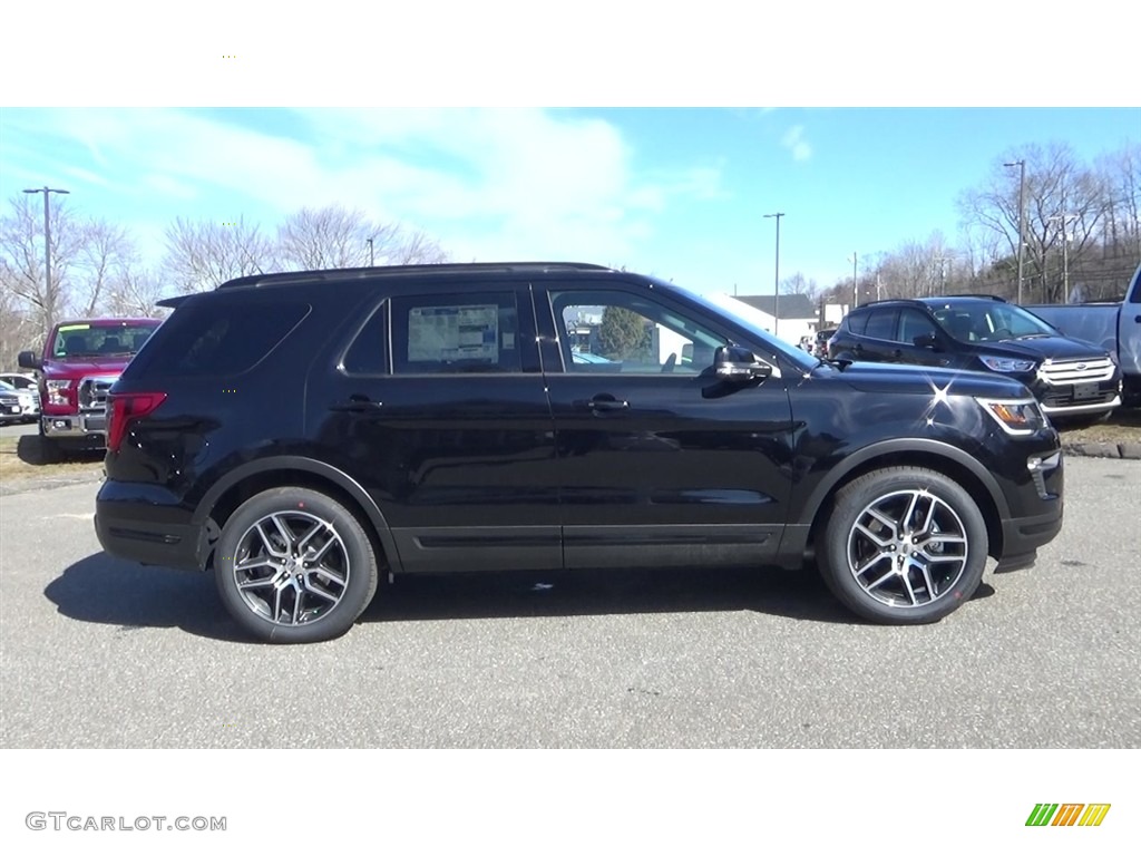 2018 Explorer Sport 4WD - Shadow Black / Ebony Black photo #8