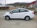 2016 White Platinum Metallic Tri-coat Ford Fiesta SE Sedan  photo #2