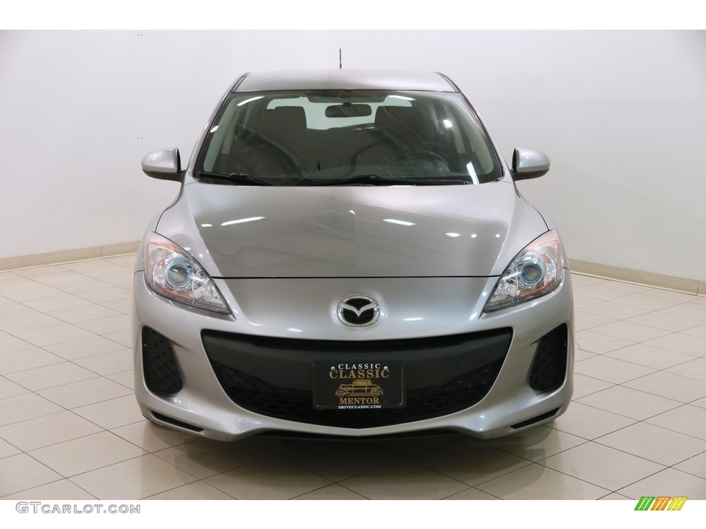 2012 MAZDA3 i Touring 5 Door - Liquid Silver Metallic / Black photo #2