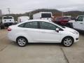 2016 White Platinum Metallic Tri-coat Ford Fiesta SE Sedan  photo #6