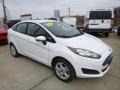 2016 White Platinum Metallic Tri-coat Ford Fiesta SE Sedan  photo #7