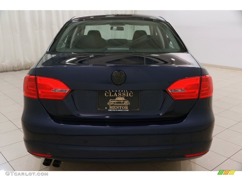 2014 Jetta S Sedan - Tempest Blue Metallic / Titan Black photo #16