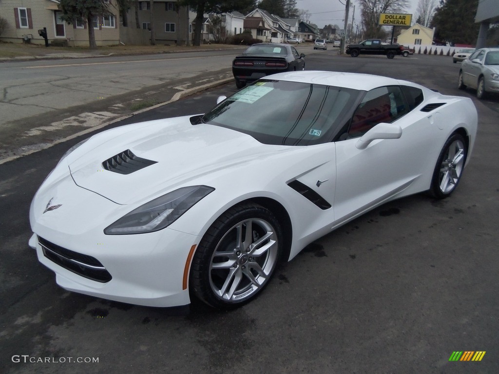 Arctic White 2019 Chevrolet Corvette Stingray Coupe Exterior Photo #126489662