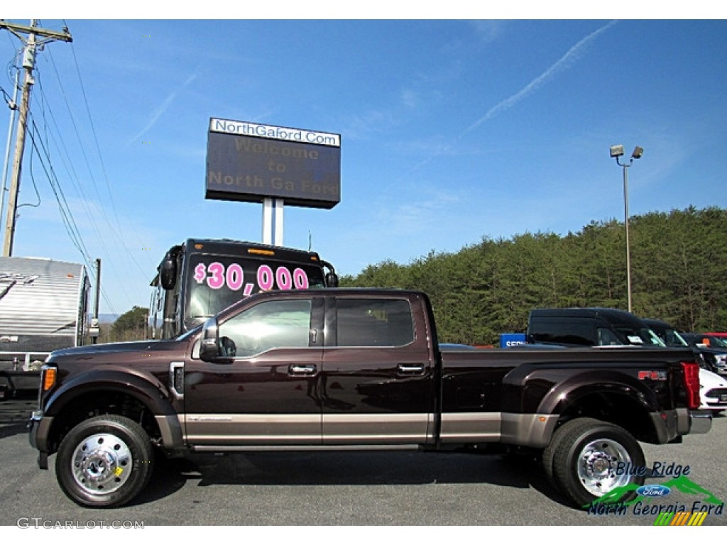 2018 F450 Super Duty King Ranch Crew Cab 4x4 - Magma Red / King Ranch Java photo #2