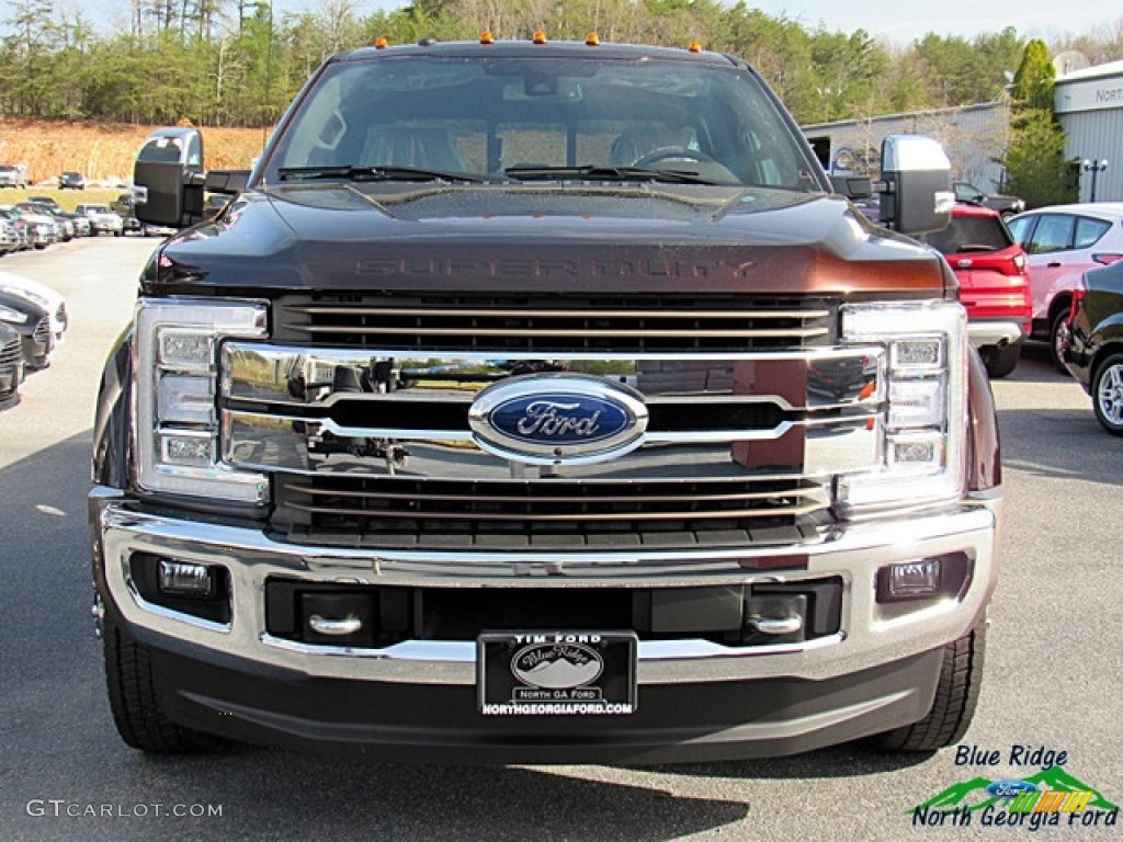 2018 F450 Super Duty King Ranch Crew Cab 4x4 - Magma Red / King Ranch Java photo #8