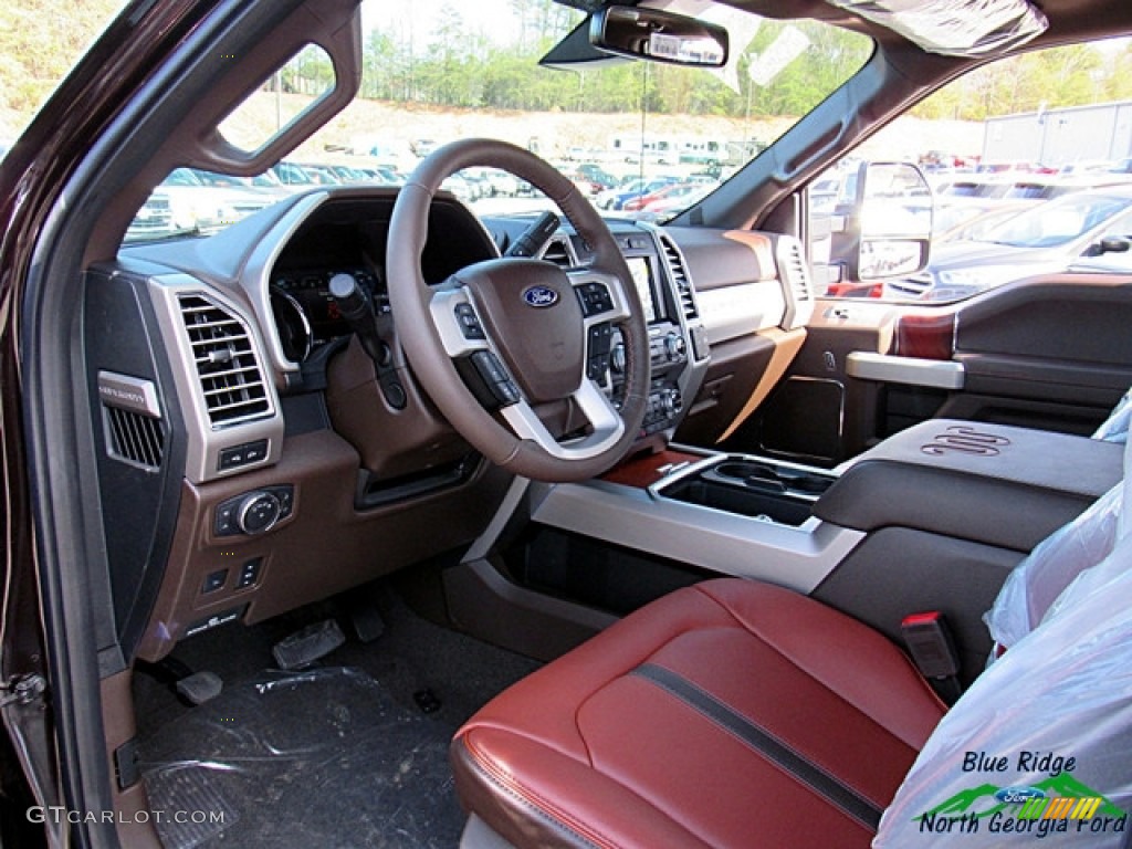 2018 F450 Super Duty King Ranch Crew Cab 4x4 - Magma Red / King Ranch Java photo #32