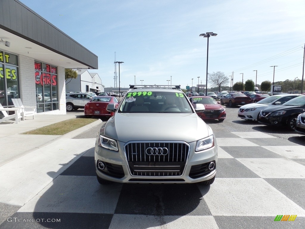 2015 Q5 2.0 TFSI Premium Plus quattro - Florett Silver Metallic / Pistachio Beige photo #2