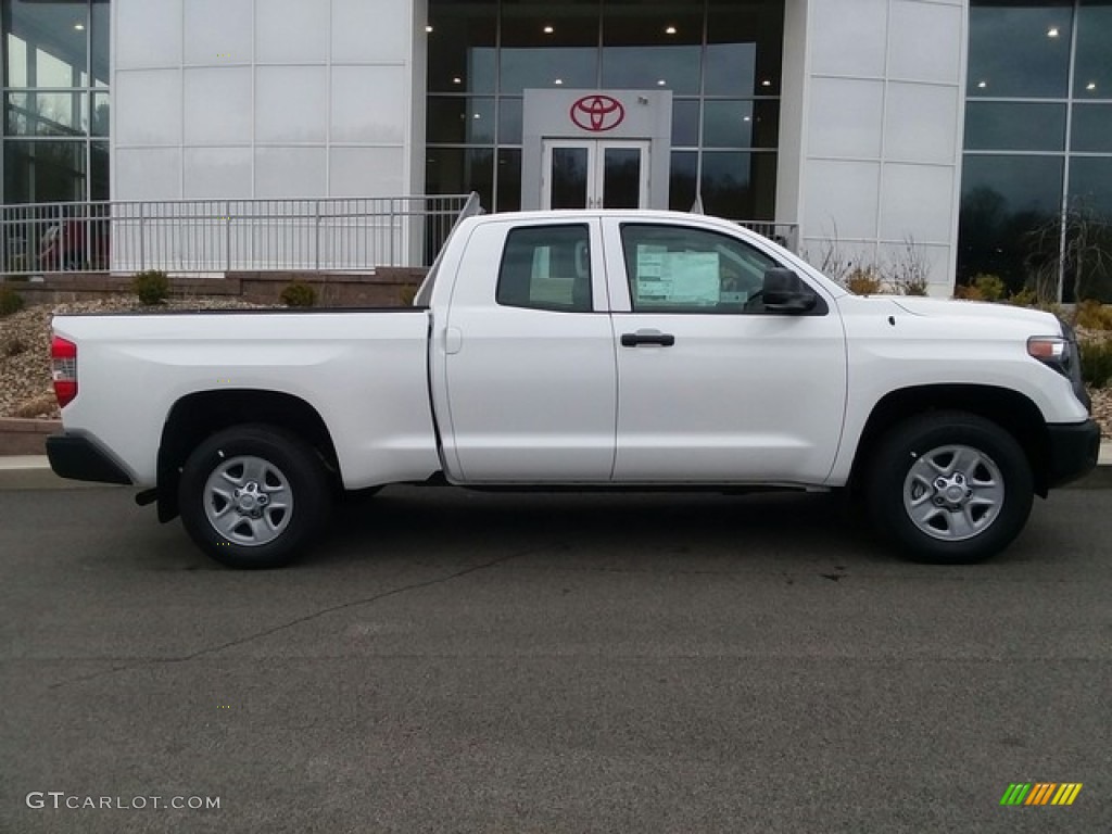 Super White 2018 Toyota Tundra SR Double Cab 4x4 Exterior Photo #126491509