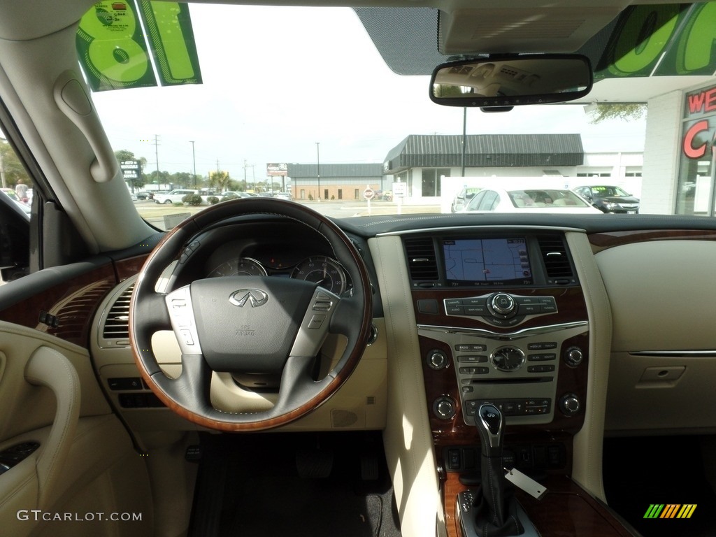 2018 Infiniti QX80 Standard QX80 Model Wheat Dashboard Photo #126494300