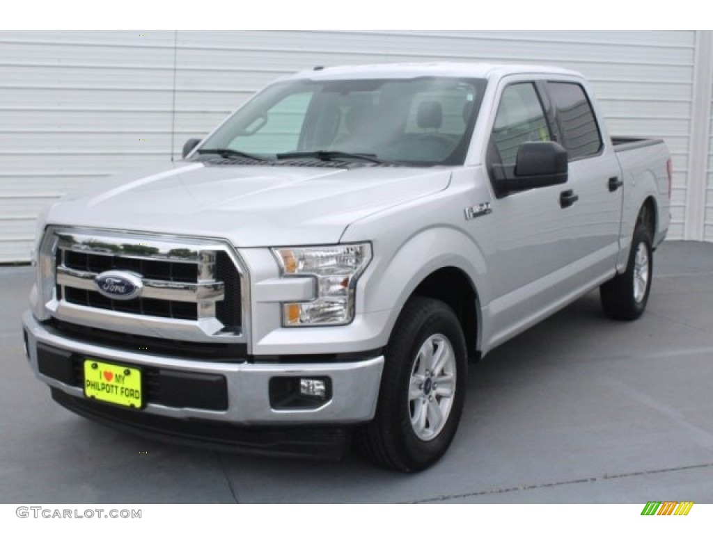 2017 F150 XLT SuperCrew - Ingot Silver / Earth Gray photo #3