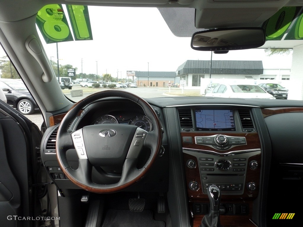 2018 Infiniti QX80 Standard QX80 Model Graphite Dashboard Photo #126494876