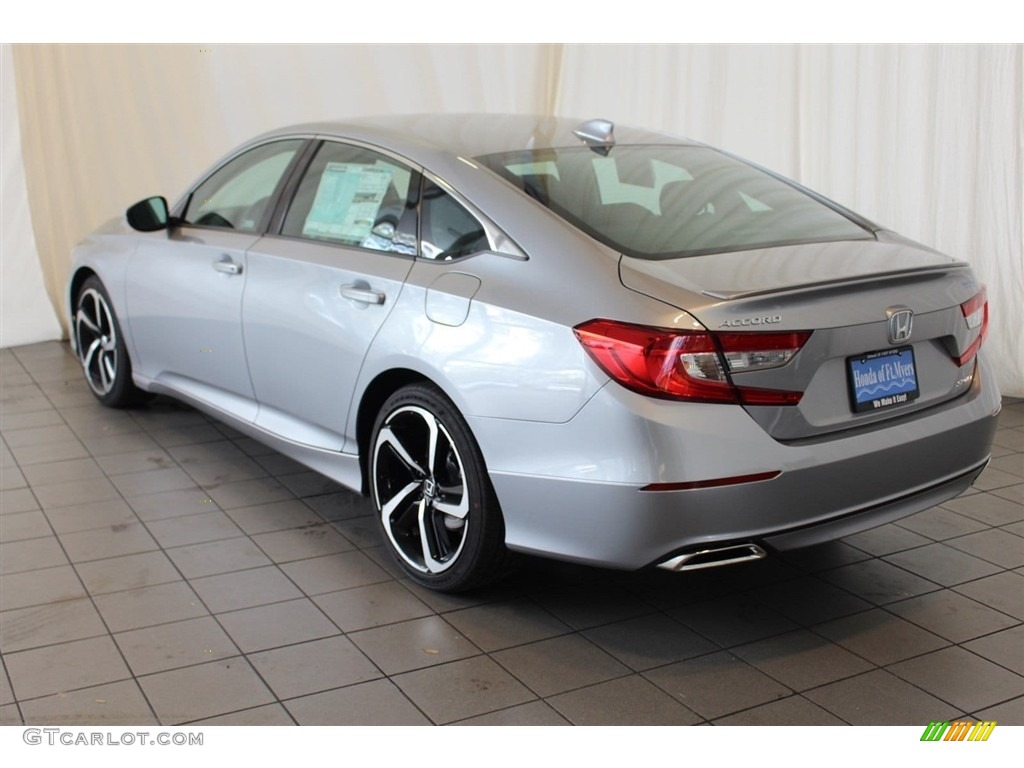 2018 Accord Sport Sedan - Lunar Silver Metallic / Black photo #7