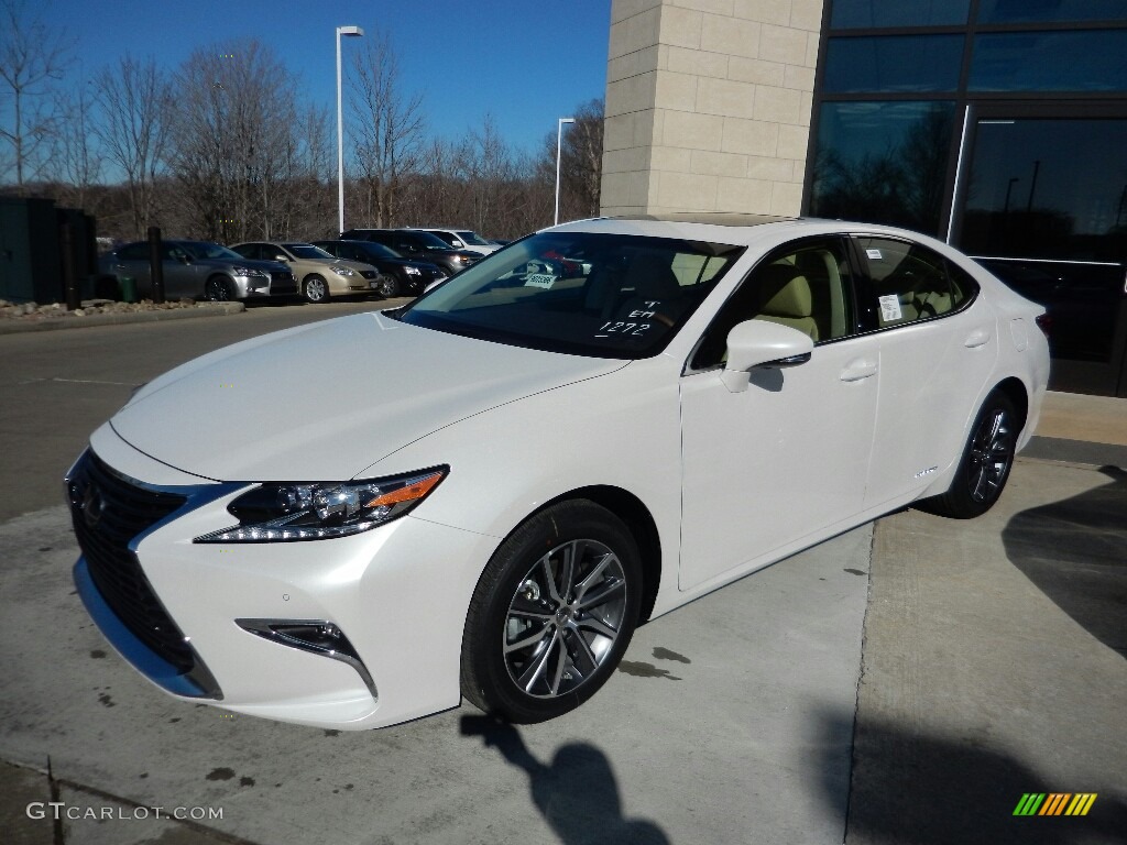 Eminent White Pearl 2018 Lexus ES 300h Exterior Photo #126499244