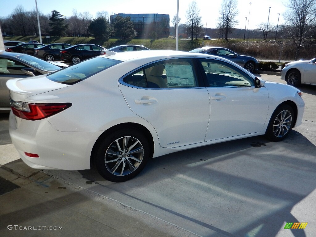 Eminent White Pearl 2018 Lexus ES 300h Exterior Photo #126499439