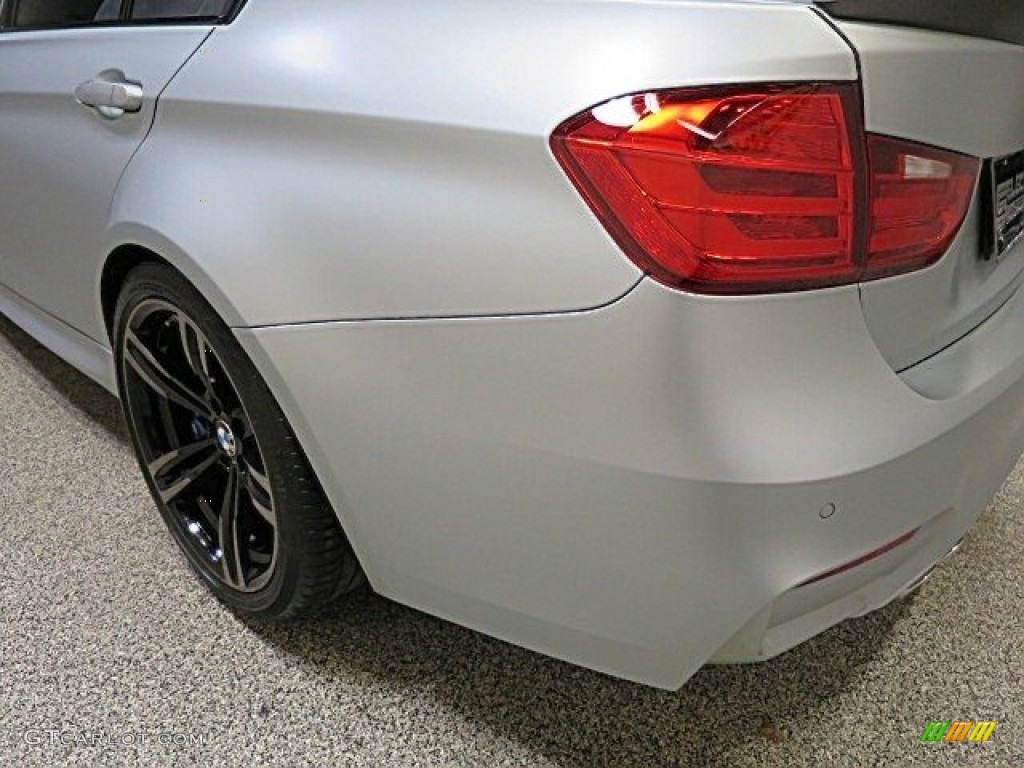 2015 M3 Sedan - Silverstone Metallic / Sakhir Orange/Black photo #8