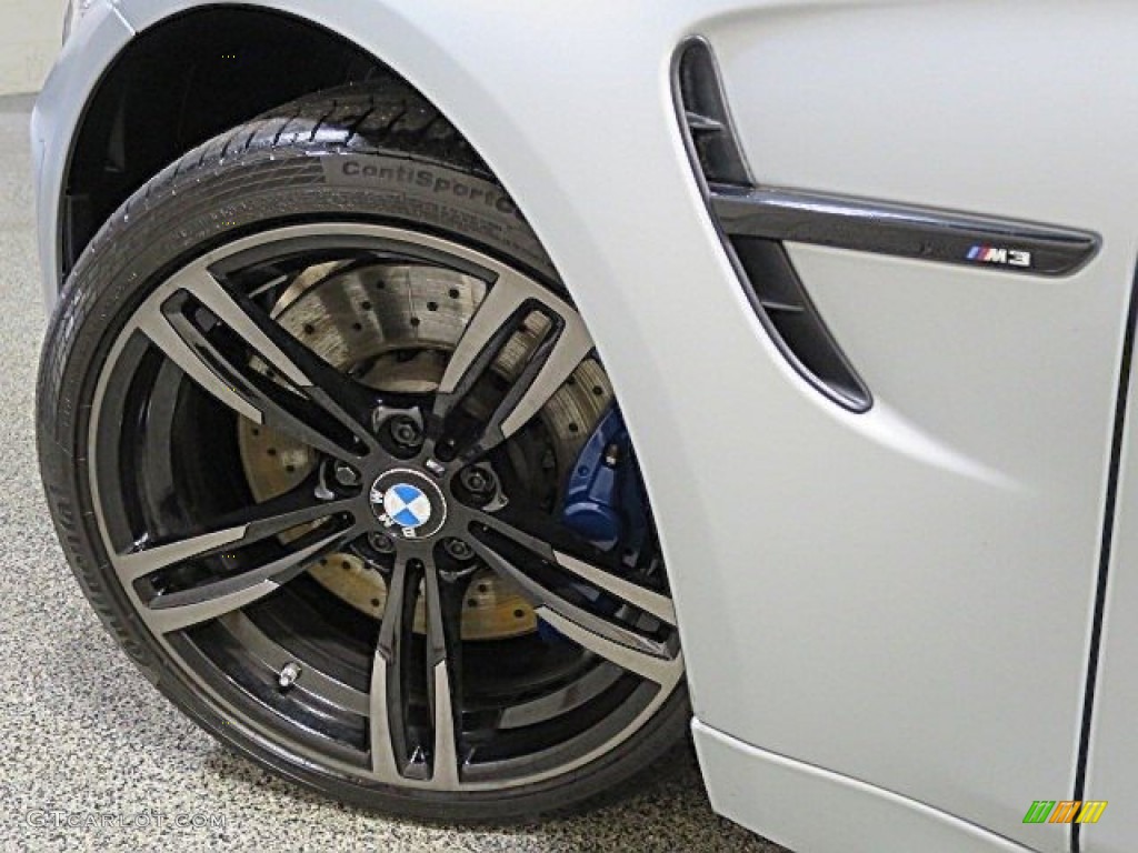 2015 M3 Sedan - Silverstone Metallic / Sakhir Orange/Black photo #11