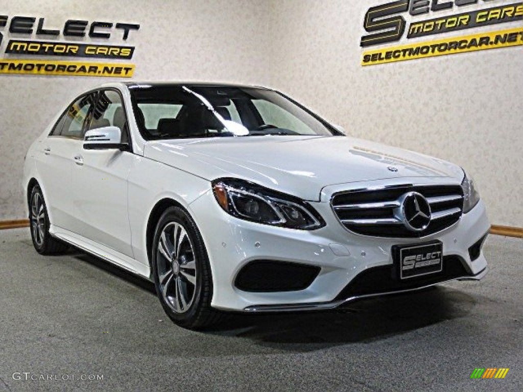 2014 E 350 4Matic Sedan - Diamond White Metallic / Chestnut Brown/Black photo #3