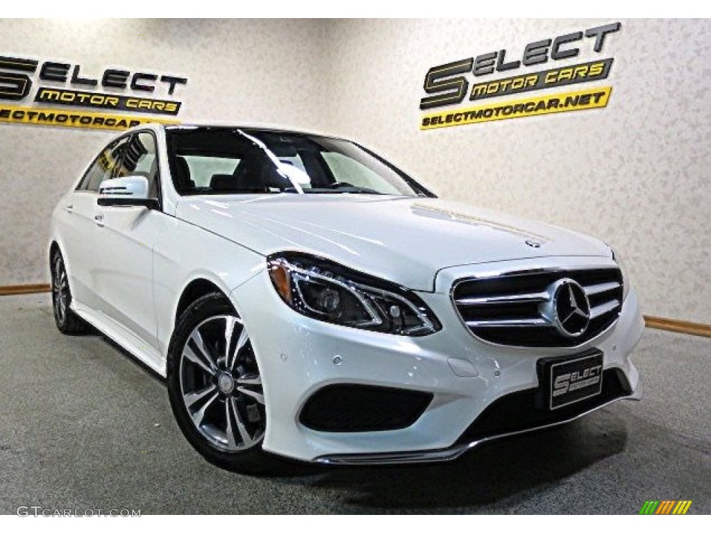 2014 E 350 4Matic Sedan - Diamond White Metallic / Chestnut Brown/Black photo #5