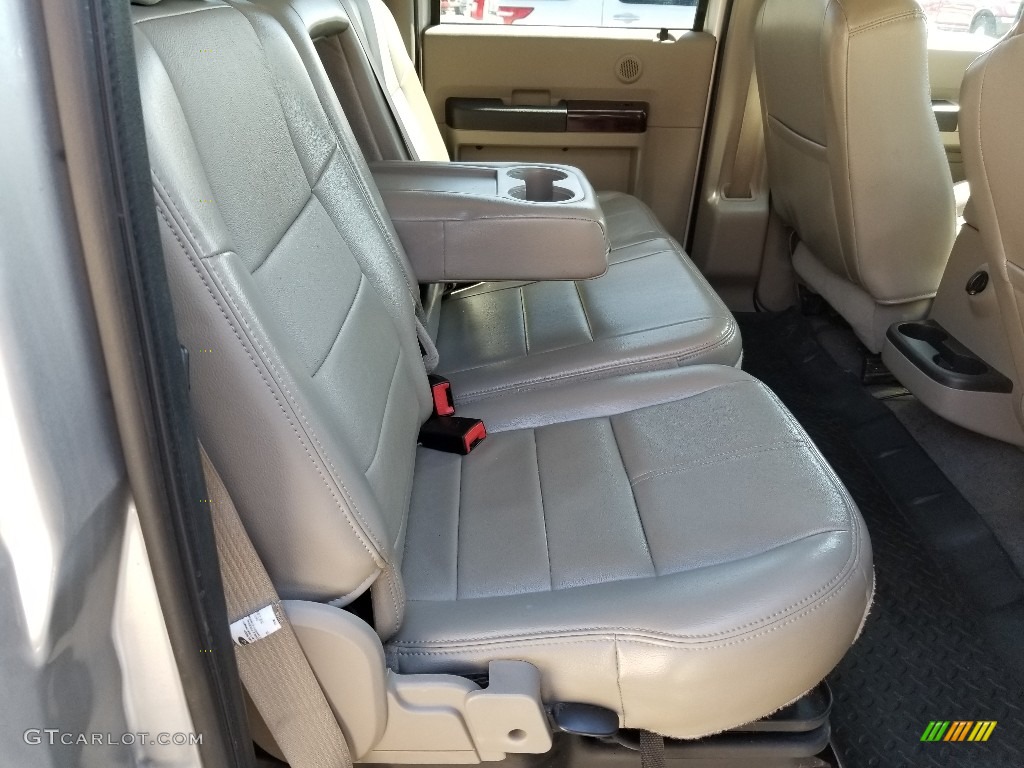 2010 F350 Super Duty Lariat Crew Cab 4x4 - Ingot Silver Metallic / Ebony photo #16